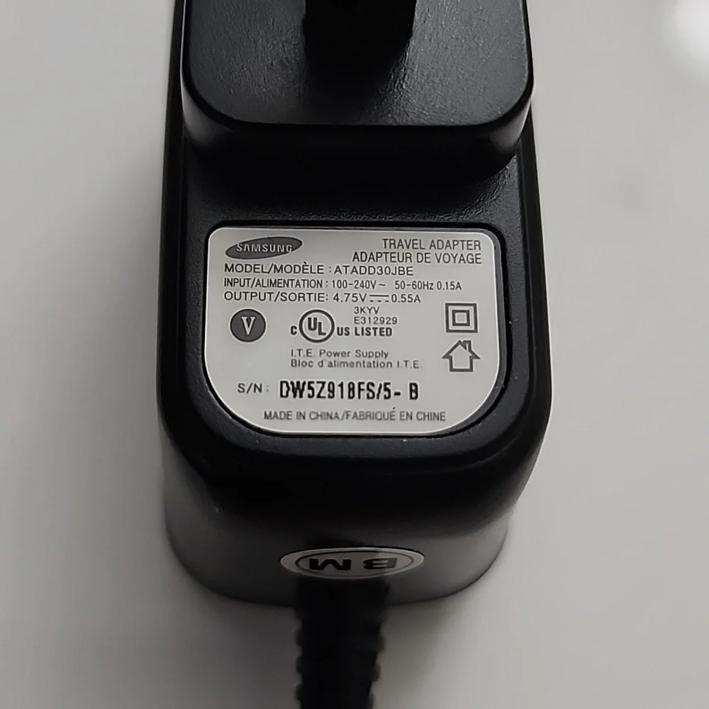 Samsung ATADD30JBE Black Travel Adapter